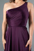 Imagen de Maxi Dress Un Hombro En Satin Falda Amplia