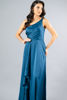 Imagen de Maxi Dress Un Hombro En Satin Falda Amplia