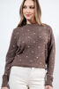 Imagen de Sweater Print Mini Lunares Cuello Redondo