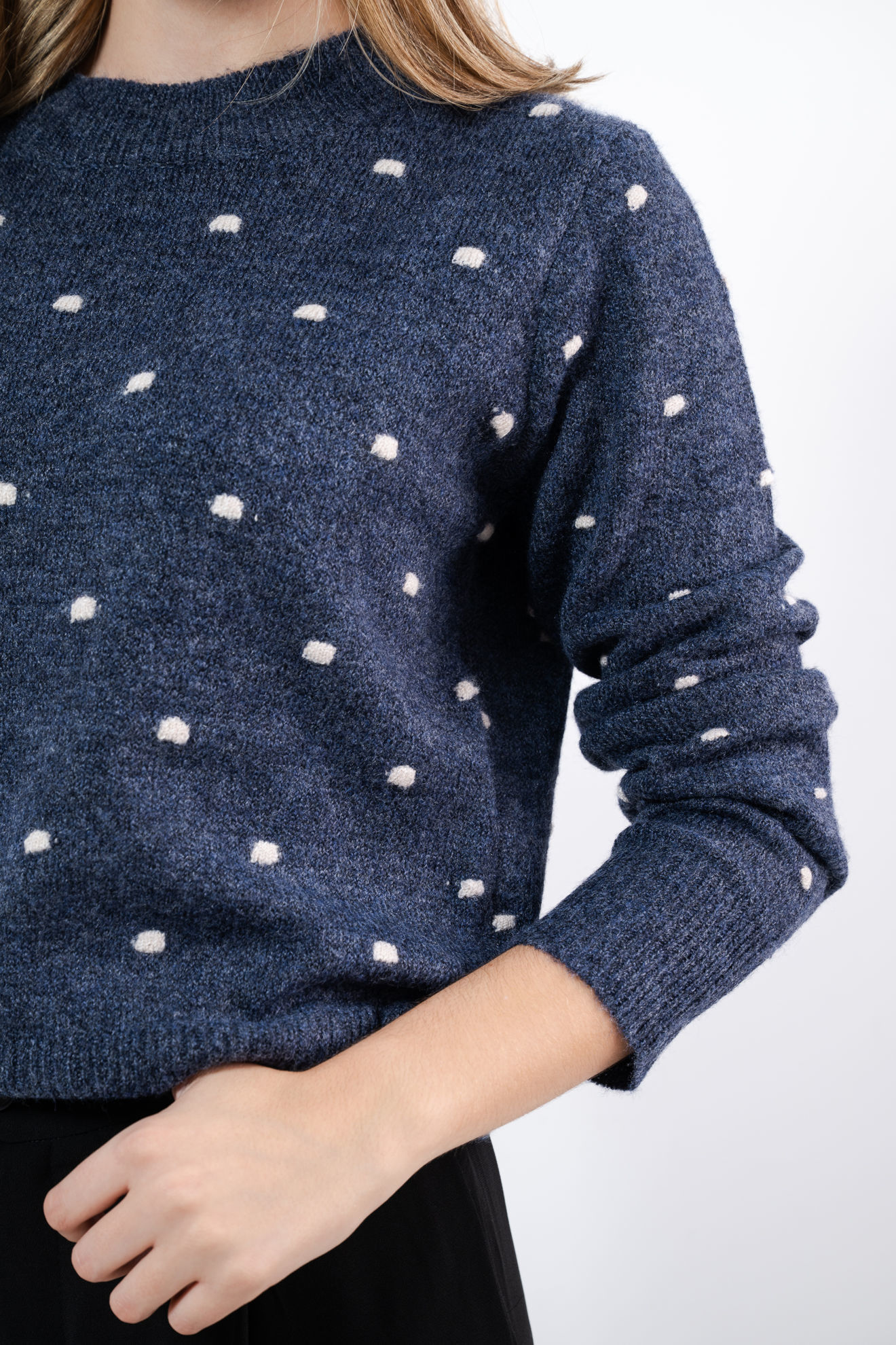 Imagen de Sweater Print Mini Lunares Cuello Redondo