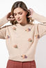 Imagen de Sweater Con Bordado Cuello Redondo