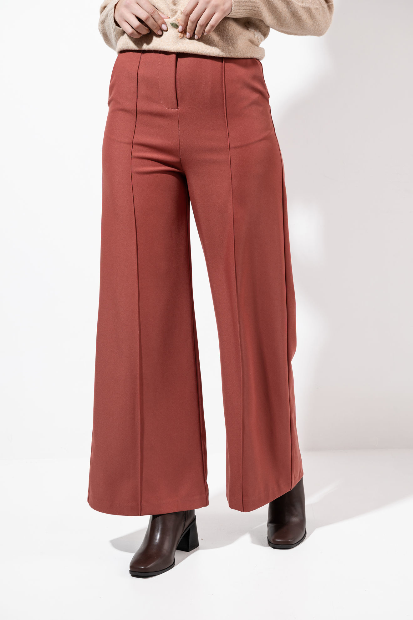 Imagen de Pantalon Pierna Recta Talle Alto