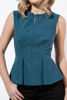 Imagen de Saquito Sin Mangas Zipper Frente, Cuello Redondo