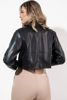 Imagen de Crop Jacket En Cuerina Sintetica
