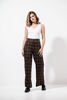 Imagen de Pantalon Pierna Recta Pretina Alta, Print Cuadros