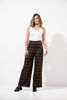 Imagen de Pantalon Pierna Recta Pretina Alta, Print Cuadros