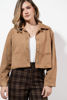 Imagen de Jacket En Suede Cuello Camisero Y Botones Frente