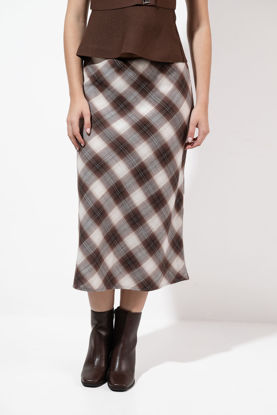 Imagen de Falda Midi Print Cuadros