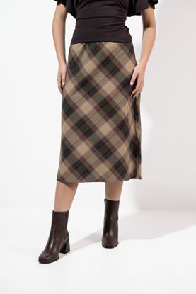 Imagen de Falda Midi Print Cuadros