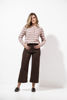 Imagen de Sweater En Rayas Botones Cuello Redondo
