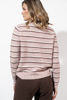 Imagen de Sweater En Rayas Botones Cuello Redondo